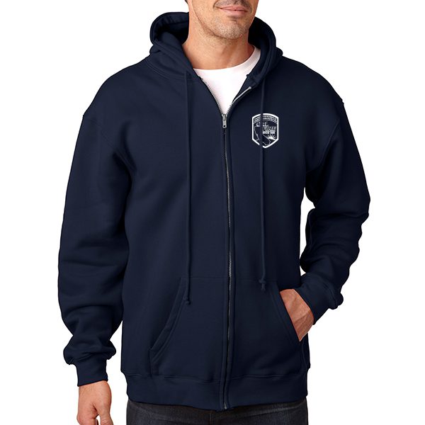CAL FIRE Full-Zip Hooded Sweatshirt with New Department Patch Logo