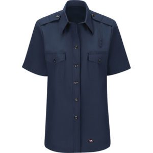 Workrite Women's Short Sleeve Classic Fire Chief Shirt